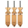 A78U 3er-Set Aufgerüstet für AD5X Schnell lösbare Hotend-Düse Schnellverschluss-Düse 0,25/0,4/0,6 MM 3D-Drucker Teile