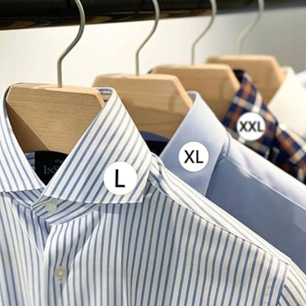 500Pcs/Roll Self-Adhesive Clothing Size Sticker XS/S/M/L/XL/2XL/3XL Round Adhesive Labels Universal Size Clothing Label