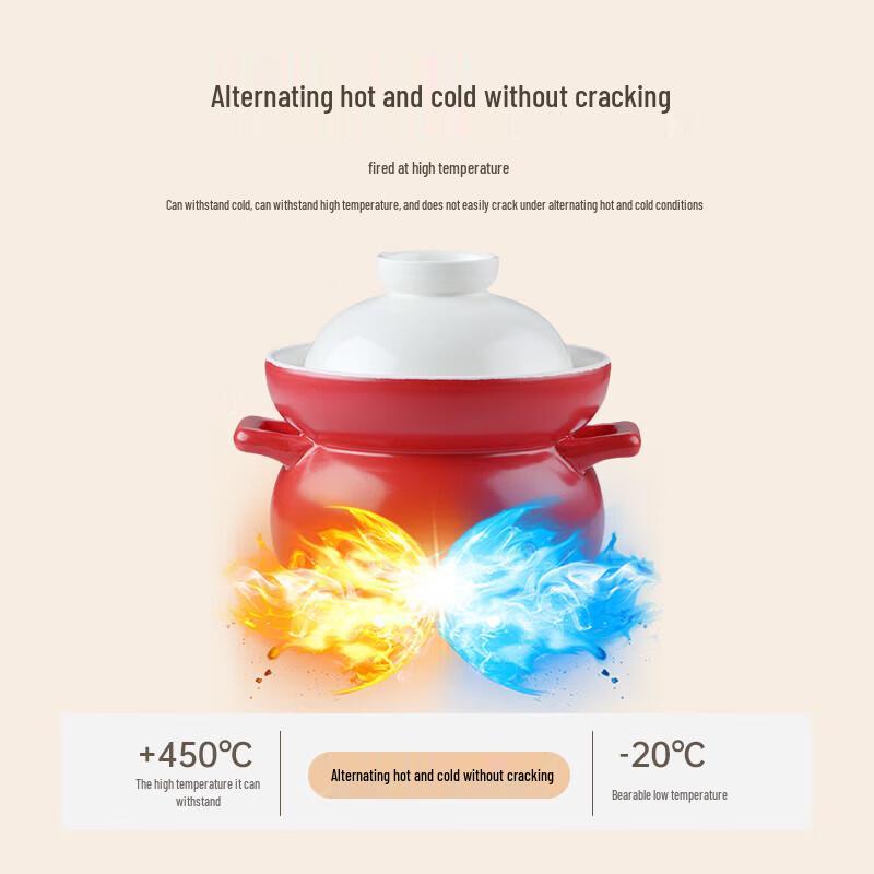 maxcook Ceramic Casserole Pot