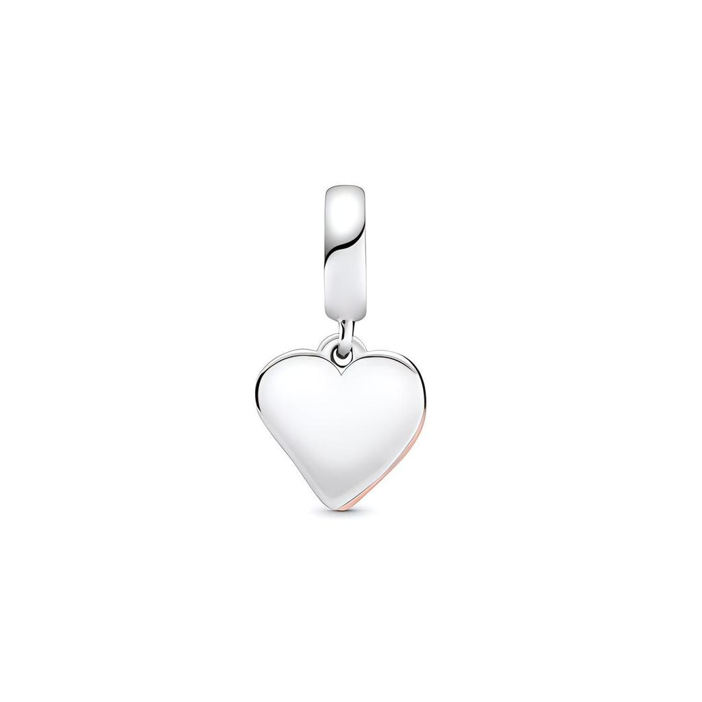Pandora Rose Gold Plated Heart Pendant Women Jewelry Silver 788693C01