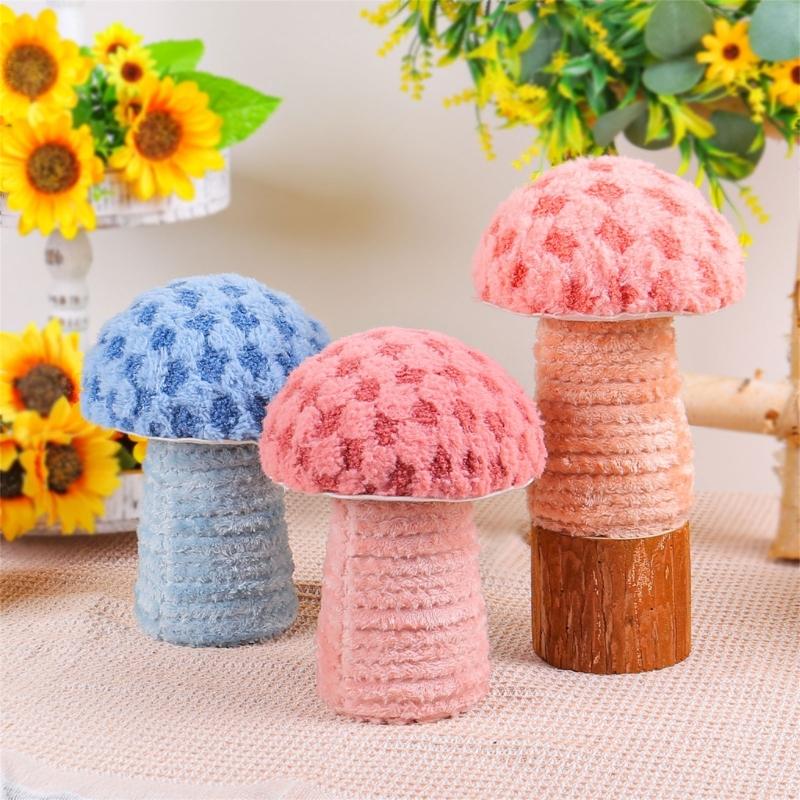 Plush Mushroom for Festive Thanksgiving Halloween Mantelpiece Embellishments for Halloween Autumn Home Garden Decors