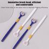6 Pcs Family Soft Bristled Three Sided Toothbrush - Efficient Cleaning Three Headed Manual Toothbrush