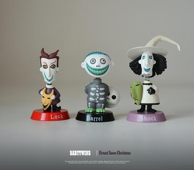 Nightmare Before Christmas Jack Jack Skellington / Freddy Krueger Bobble Head Doll Pvc Action Figure Collection Toy