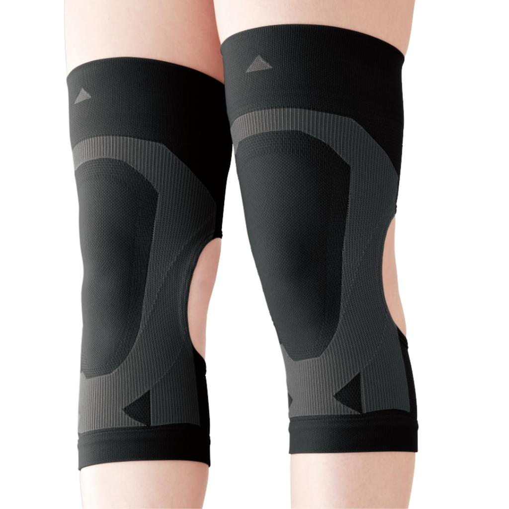 Kikuchi Style Knee Bend Left or Right Knee Relieves Knee 1mm Perforated Comfortable for Sitting Made in Japan Support, 2-Pack, Unisex, Support, Pain,