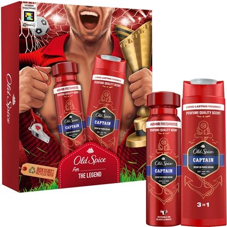 

Подарочный набор Old Spice Captain For The Legend для мужчин TU прозрачный