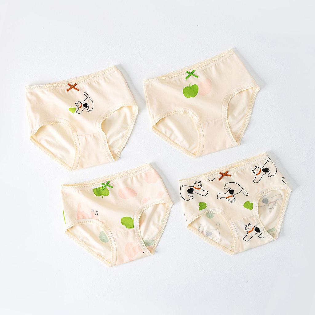 Girls' Custom Anti-Chafing Antibacterial Boxer Briefs & Triangle Shorts - 3 Pack