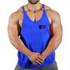 Gilet da Fitness Atletico da Uomo - Traspirante, Spalline Sottili, Cotone, Taglie Forti