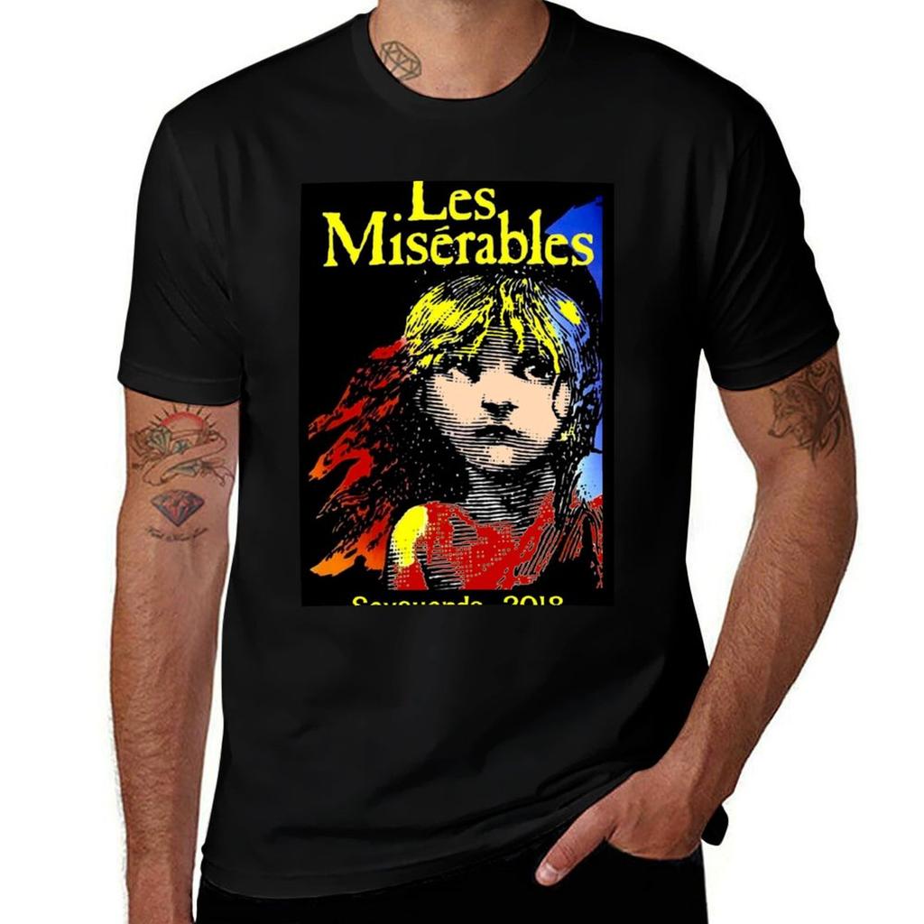 LES MISERABLES Vintage Play TShirt Labor Work Casual TShirt