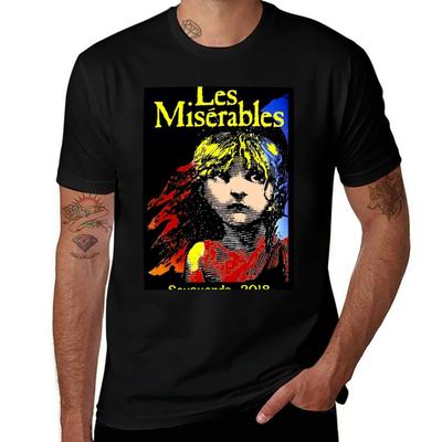 LES MISERABLES Vintage Play TShirt Labor Work Casual TShirt