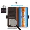 KHAZNEH for Xiaomi Redmi Turbo 4 Pro 5G/Poco F7 5G Phone Case Genuine Cow Leather Cover RFID Blocking