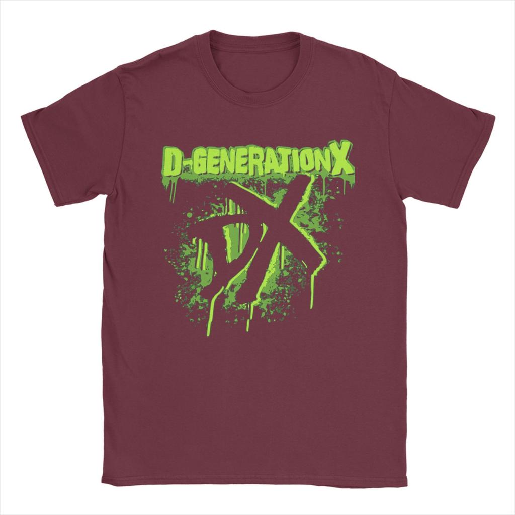 D-Generation-X Wrestling Men T Shirt Wrestler Boxer Casual Tee Shirt Short Sleeve O Neck T-Shirts Cotton Original Merch