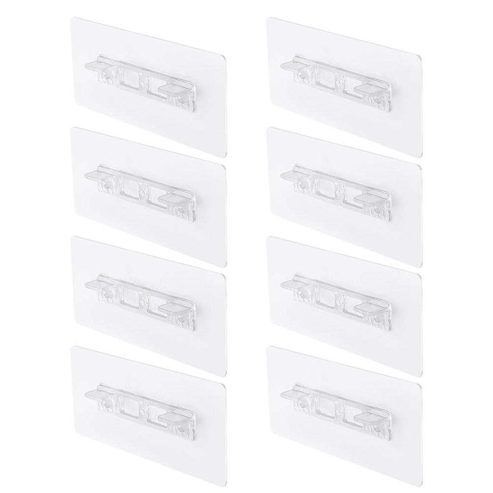 8 Pcs Shelf Holder Cabinet Pin Support Pegs Floating Shelves Brackets Clear Nails for