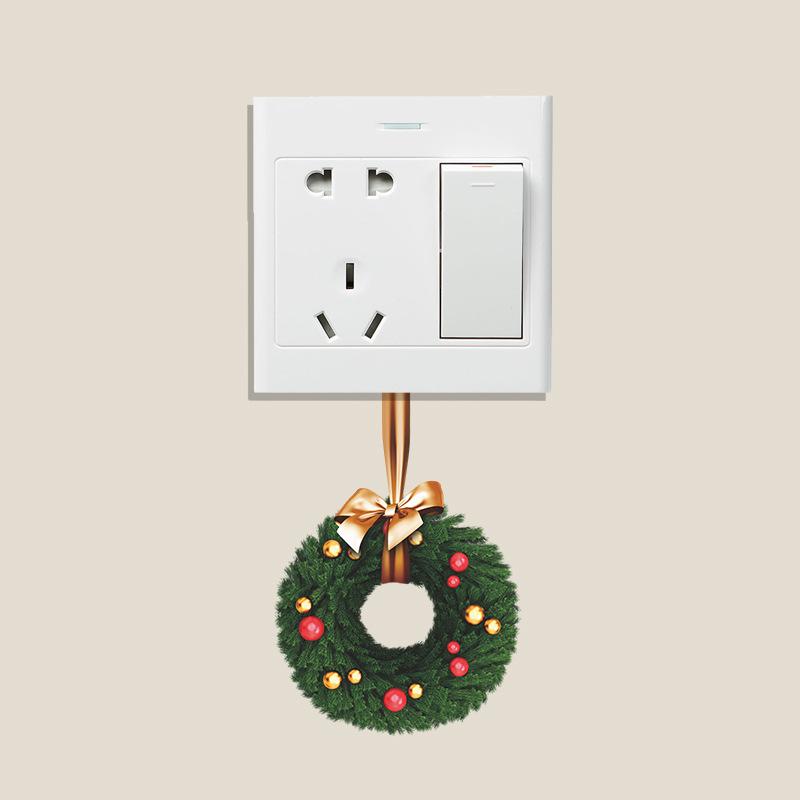 

Зеленые растения, розы, ромашки, пионы, цветы, наклейки на переключатель, украшение для дома, наклейки на стену, самоклеящиеся