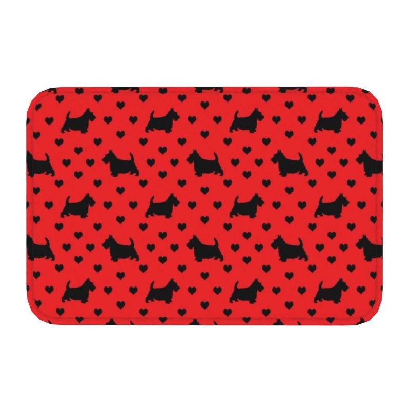 Tapis de porte mignon West Highland White Terrier Chien Tapis d'entrée Antidérapant Extérieur Absorbant Westie Chiot Tapis d'entrée Tapis de tapis d'entrée de jardin 40cmx60cm