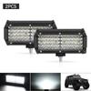 1/2Pcs 7 Inch Bar Light 4 Rows Work Light Combo Beam for Driving Offroad Boat Car Tractor Truck 4x4 SUV 12V 24V Headlight