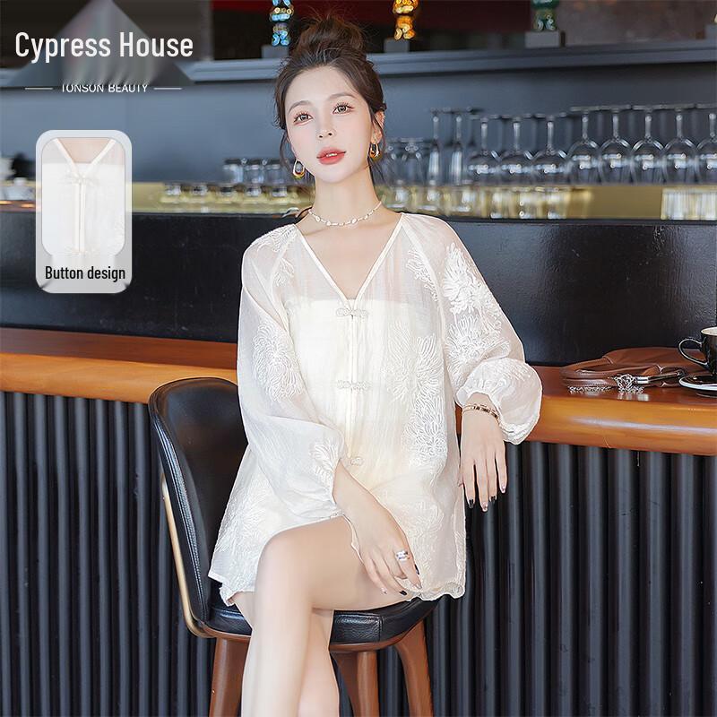 Women s Retro Single-Breasted Top & Shorts Set S