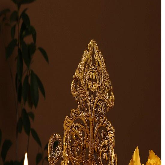 Ethnic Design Brass Urli Traditional Bowl Decor Showpiece, Urli Bowl for Home Decor, Standard, Pack of 1