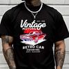 T-Shirt Motorcycle Vintage Motors Retro Car Adventure Casual Round Neck Tee Printed Tshirt 2026