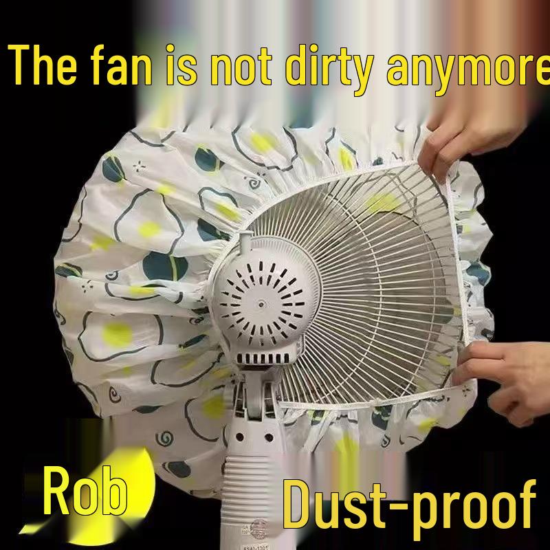 Universal Dustproof Floor Fan Cover with Electric Heating Protection, Wall-Mountable for Home Use