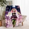 1 Stück Decke - Nezuko Demon Slayer Kanroji Mitsuri Druckdesign, Leichte Decke für Sofa, Bett - Weich & Warm, Geschenk für Alle Jahreszeiten