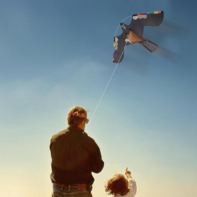 Falke Drachen Vogelabwehr Vogelabwehr Fliegender Drachen mit Federn Reflektierender Falke Blitz Schrecken Taubenabwehrgerät für Garten Hof