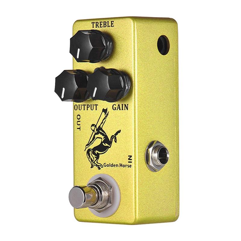 MOSKY Classic Золотой / Серебряный Конь Гитарная Педаль Овердрайв Гитарный Эффект Педаль True Bypass Полностью Металлический Корпус