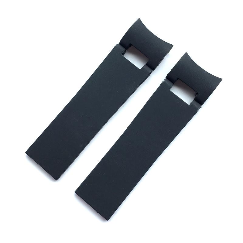 

22*20 мм изогнутый конец, черный, коричневый, синий, водонепроницаемый браслет из силиконовой резины, ремешок для часов, ремень для браслета Ulysse Nardin DIVER 22mm