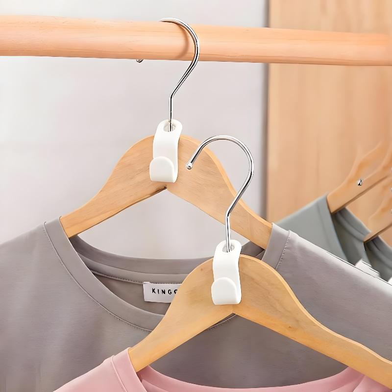 50/100Pc Clothes Hanger Hooks Space Saving Closet Connector Hook Cascading Hanger Plastic Extender Clips Wardrobe Coat Organizer