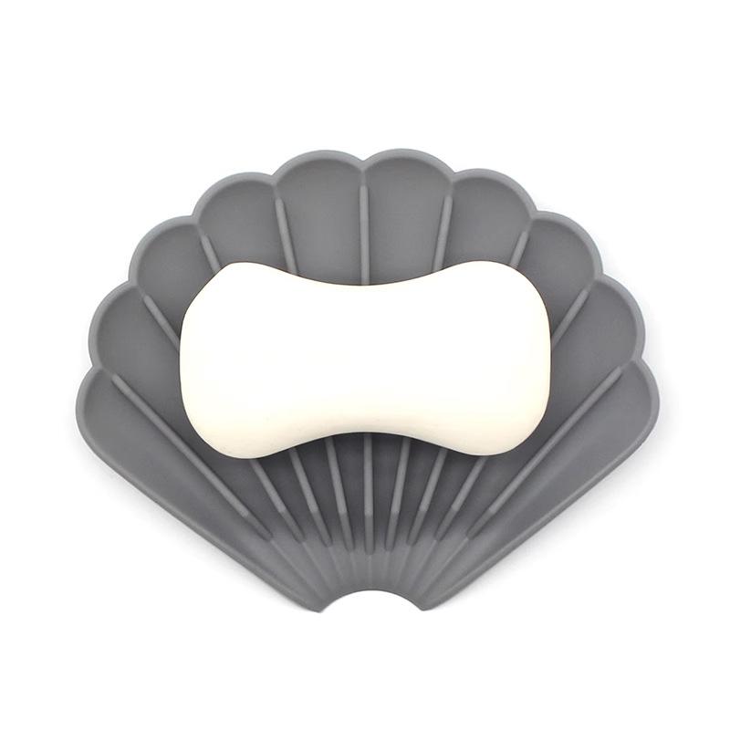New Silicon Kitchen Bathroom Flexible Soap Dish Storage Holder Soapbox Antiskid Home Supplies