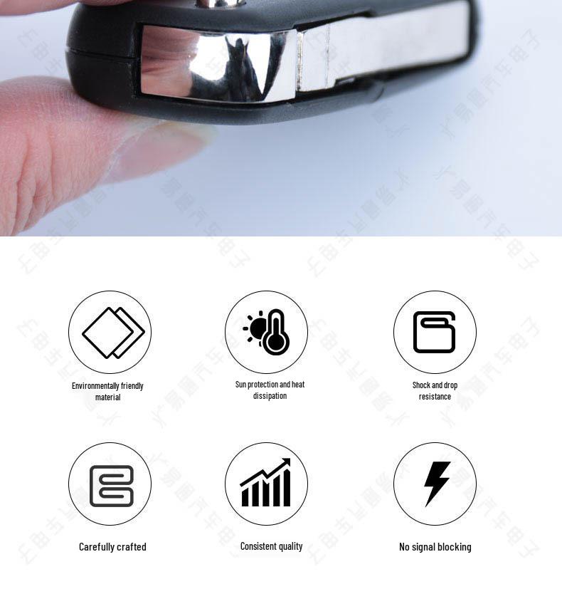 Volkswagen Sharan MQB Folding Key Shell for Caddy Remote Control with Key Blank Replacement.