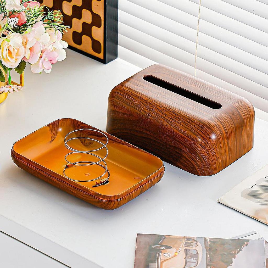 PP Servettlåda Omslag 17.5x12x10cm Rektangulär Servettdispenser Mångsidig för Sminkbord