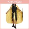 Enchanting Egyptian Pharaoh Queen Outfit Featuring Luxurious Golden Cloak For Festive Occasions