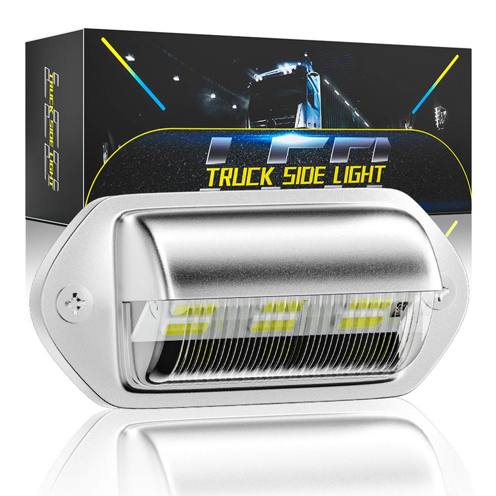 

Фонарь освещения номерного знака Авто 12 В до 24 В светодиодный внешний фонарь номерного знака, фонарь освещения номерного знака, задний фонарь для грузовика, внедорожника, прицепа, фургона белый