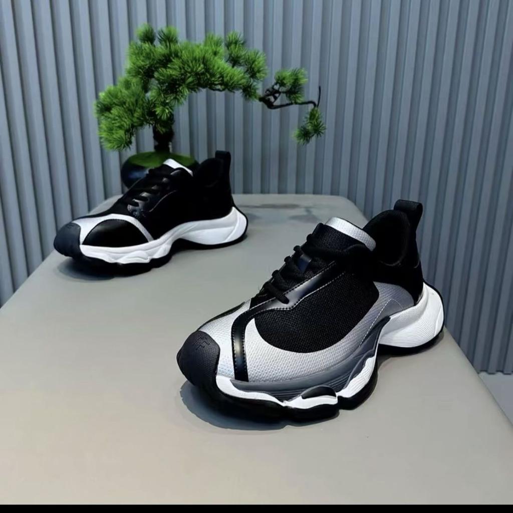 Fashion Man Shoes Heighten Outdoor Casual Platform Sneakers Men's Anti Slip Abrasion Resistant Thick Sole Comfort Breathable Sport Shoes