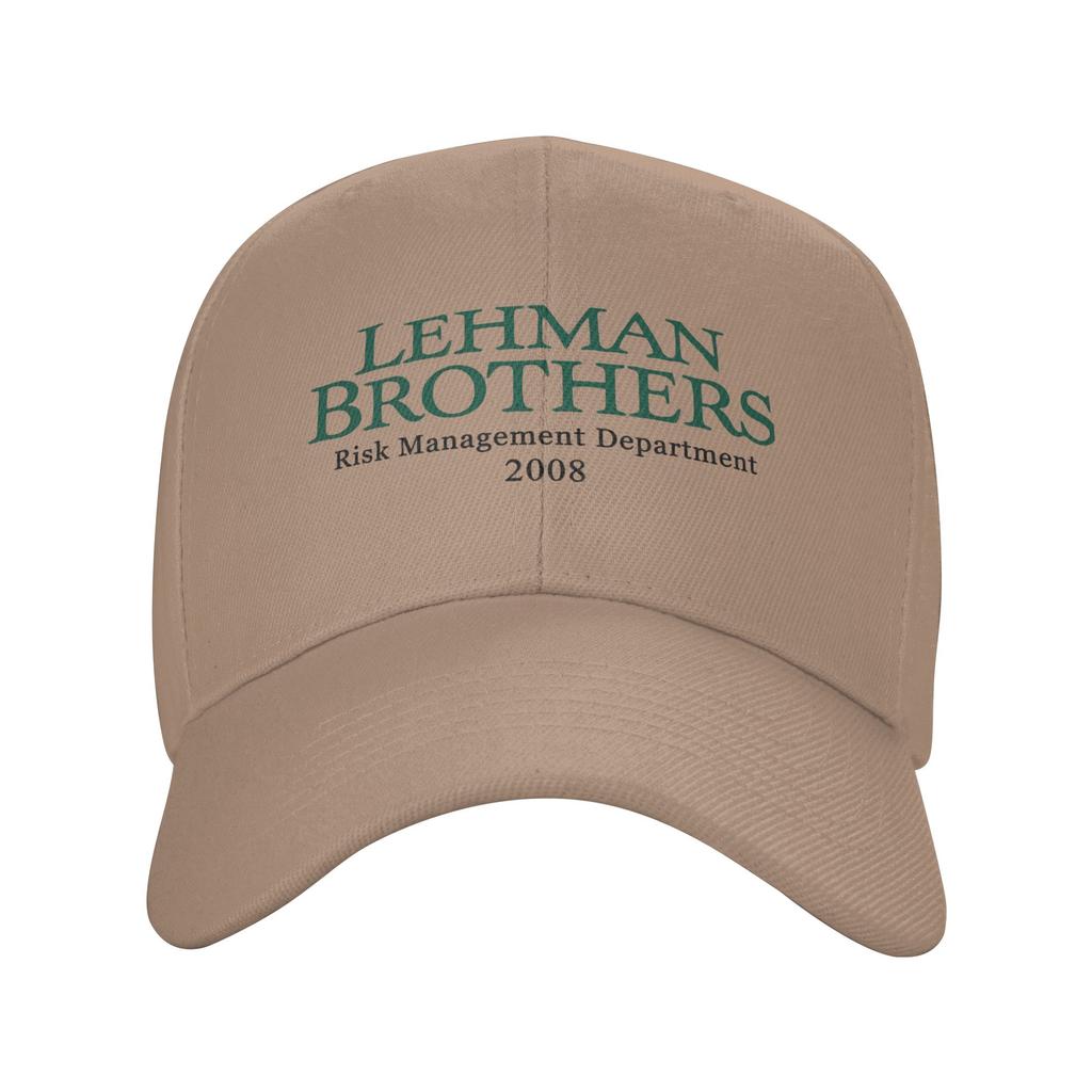 Lehman Brothers Risk Management 2008 Financial Crisis Intern Casual Baseball Cap Summer  Trucker Hat Outdoor Sport Snapback Cap