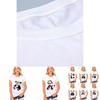 Stylish Women T Shirt Tops Featuring Adorable Panda Print For Summer Casual Wear