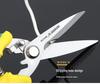 Stainless Steel Electric Shears, Industrial Grade for Sheet Metal, Aluminum Panels, and Wire Ducts - Available in 7" and 8" Sizes.