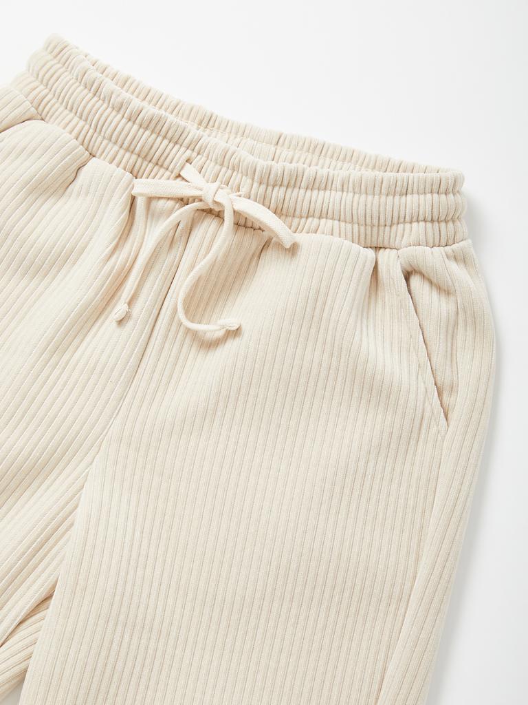 IKALOOK Heavy Corduroy Wide Pants Bpt122