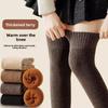 Sock Gloves Women Knee-length Cold Leg Long Stockings Nine-inch Looped Knee Pads Winter and Autumn Thick Looped and Padded Long Socks