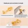 Pack of 10 Stopper Beads Metal Spacer Beads Jewelry Making Accessories Easy Threading Beads Handmade Accessories