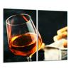 Szklana Deska Do Krojenia 2X 30X52 Wino