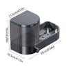 Wall Mounted Soap Dispenser With Sponge Holder Drain Tray Hand Press Dishwashing Liquid Container Waterproof