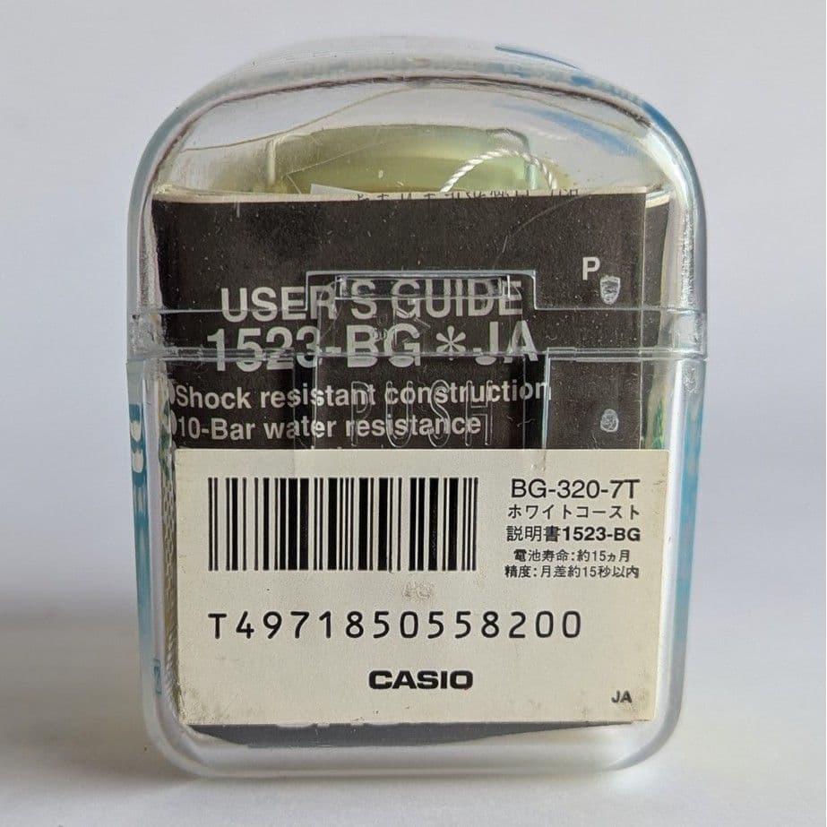 Used [Unused] 1990s Casio Baby-G BG-320-7T