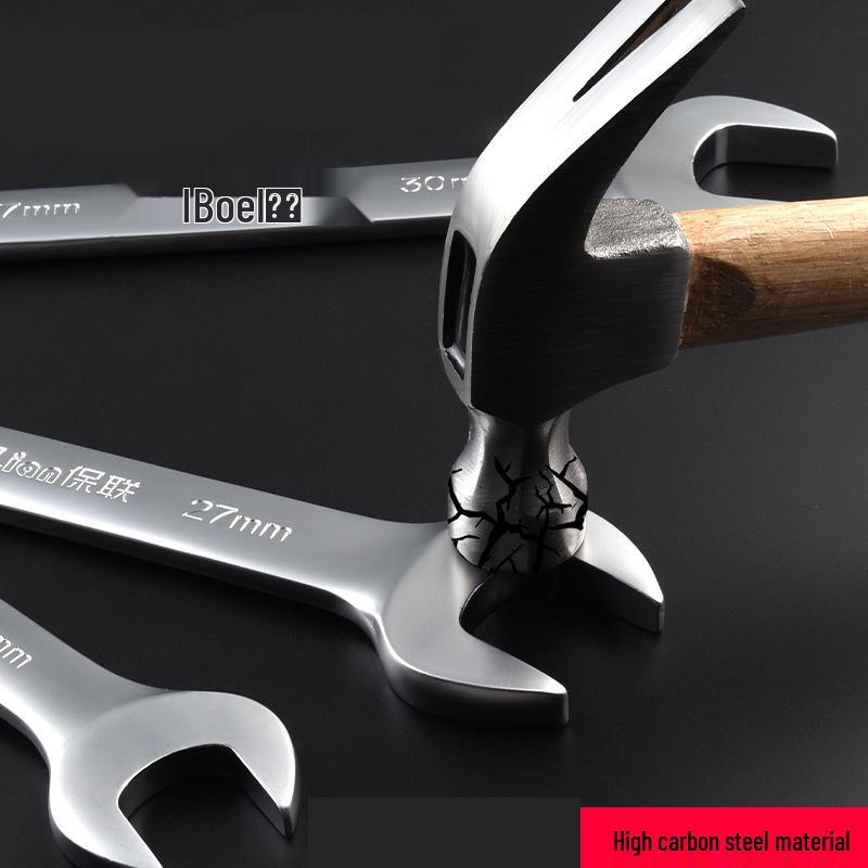 Ultra-Thin Double-Headed Dead Blow Open-End Wrench 8/10, No. 10, Small 14/17 Fork Board Fixing Tool