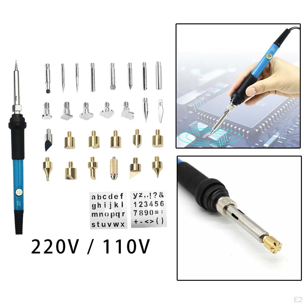 30x Solder Iron Tool Wood Painting Electronic Product Welding Soldering
