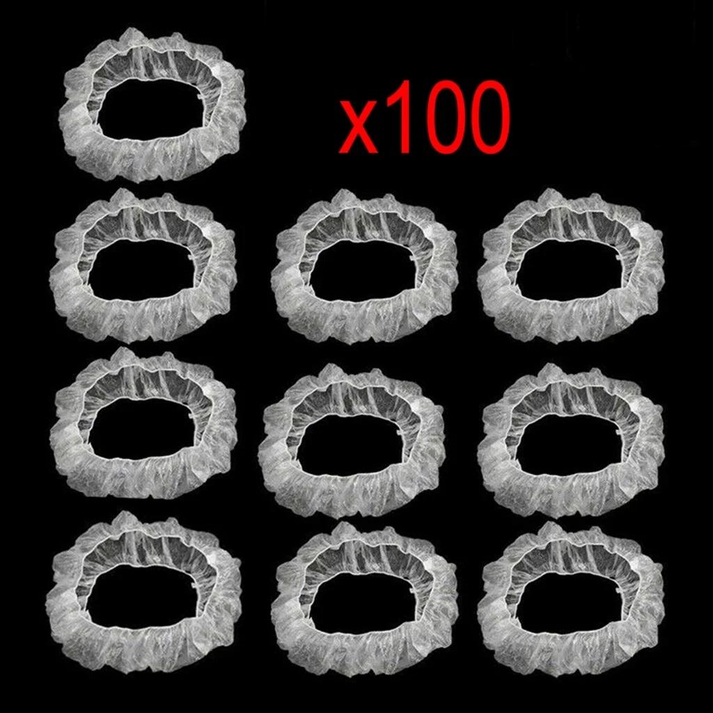 100Pcs Universal Disposable Steering Wheel Covers Elastic Plastic Anti-dust