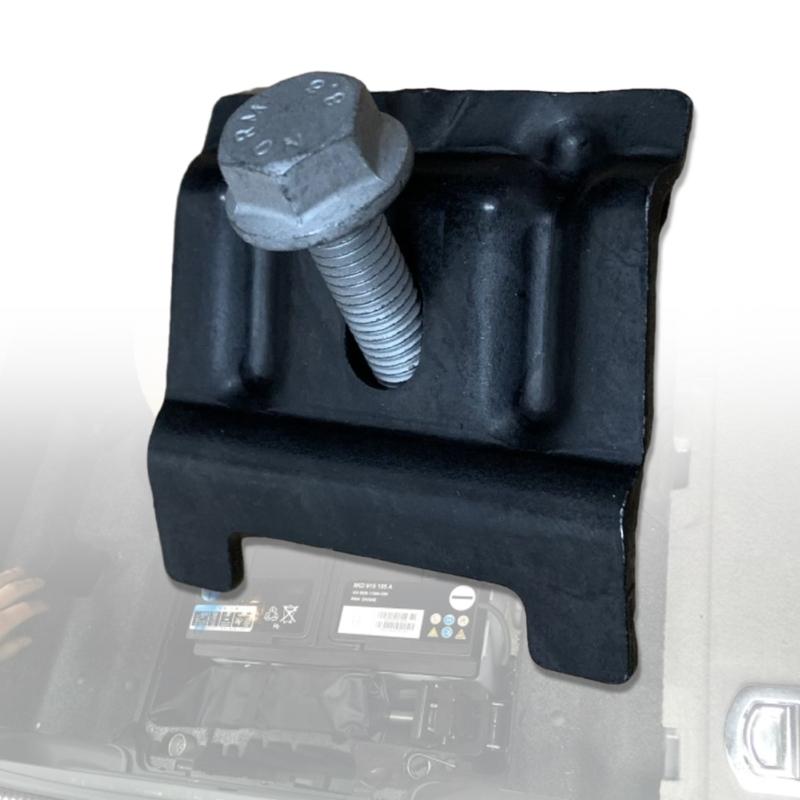 Battery Holder with Bolt Terminals Bar Battery Holder Battery Holder Bracket with Screw for 1J0803219 Battery Holder