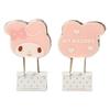 Sanrio My Melody Double Clip (SANRIO) Face-shaped
