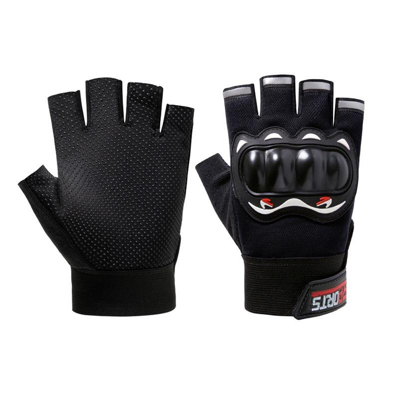 

New outdoor riding gloves touch screen long finger gloves hard shell motorcycle full finger sports non-slip fitness gloves average size
