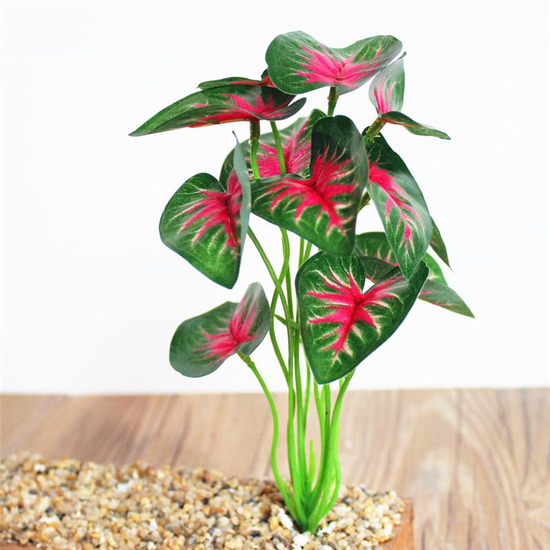 1Pc Simulation Plant Artificial Silk Leaves Turtle Leaf DIY Wall Accessories Home Garden Decoration